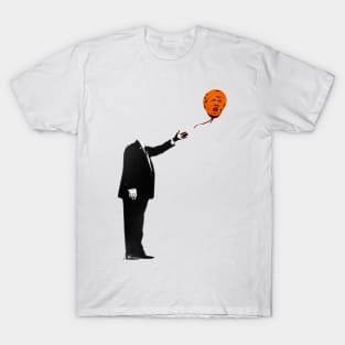 man with orange balloon T-Shirt